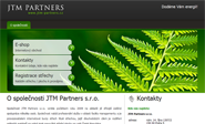 Tvorba www stránek: jtm-partners.cz