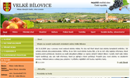 Tvorba www stránek: velkebilovice.cz