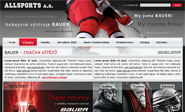 E-shop, tvorba e-shopu: allsports.cz