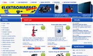 E-shop, tvorba e-shopu: elektromarket.cz
