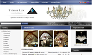 E-shop, tvorba e-shopu: titanialux.cz