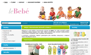 E-shop, tvorba e-shopu: lebebe.cz E-shop, tvorba e-shopu: lebebe.cz