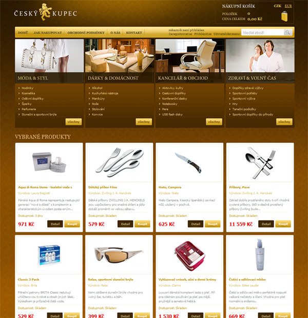 E-shop, tvorba e-shopu: ceskykupec.cz