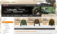E-shop, tvorba e-shopu: panther-store.cz E-shop, tvorba e-shopu: panther-store.cz