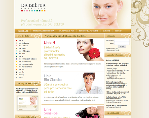 E-shop, tvorba e-shopu: belter.cz