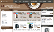 E-shop, tvorba e-shopu: kavovary-kava.cz