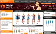 E-shop, tvorba e-shopu: magicskirt.eu E-shop, tvorba e-shopu: magicskirt.eu