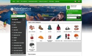 Webdesign: zebrasport.cz