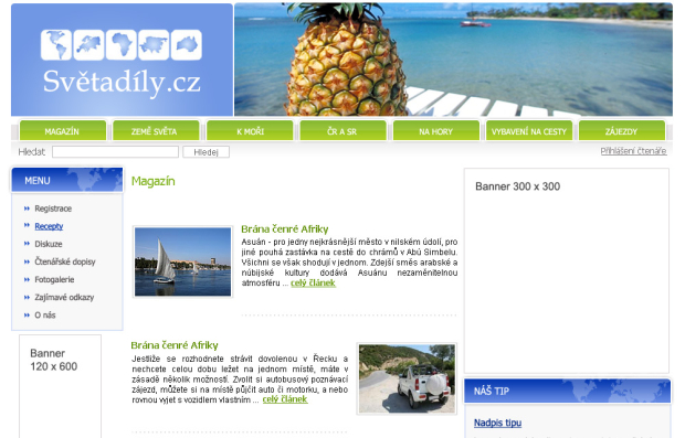 Webdesign: svetadily.cz