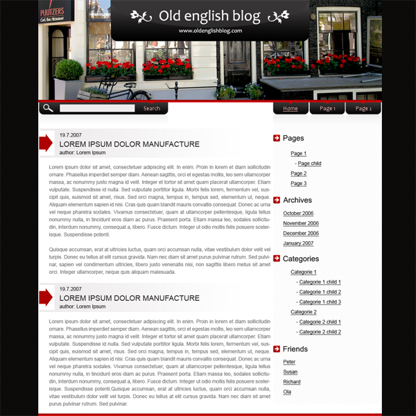 Webdesign: sablona-blogu-c.2