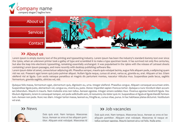 Webdesign: sablona-firemnich-stranek