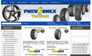 E-shop, tvorba e-shopu: pneuconex.cz