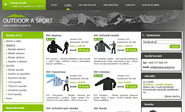 E-shop, tvorba e-shopu: outdoor-a-sport.cz
