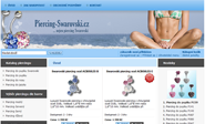 E-shop, tvorba e-shopu: piercing-swarovski.cz