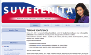 Tvorba www stránek: suverenita.cz