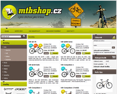 E-shop mtbshop.cz